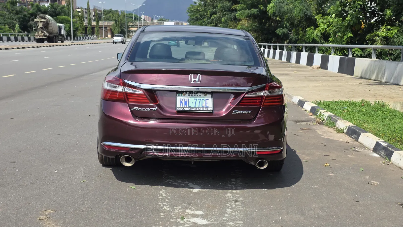 Honda Accord Sport 4dr Sedan FWD (2.4L 4cyl 2A) 2016 Red