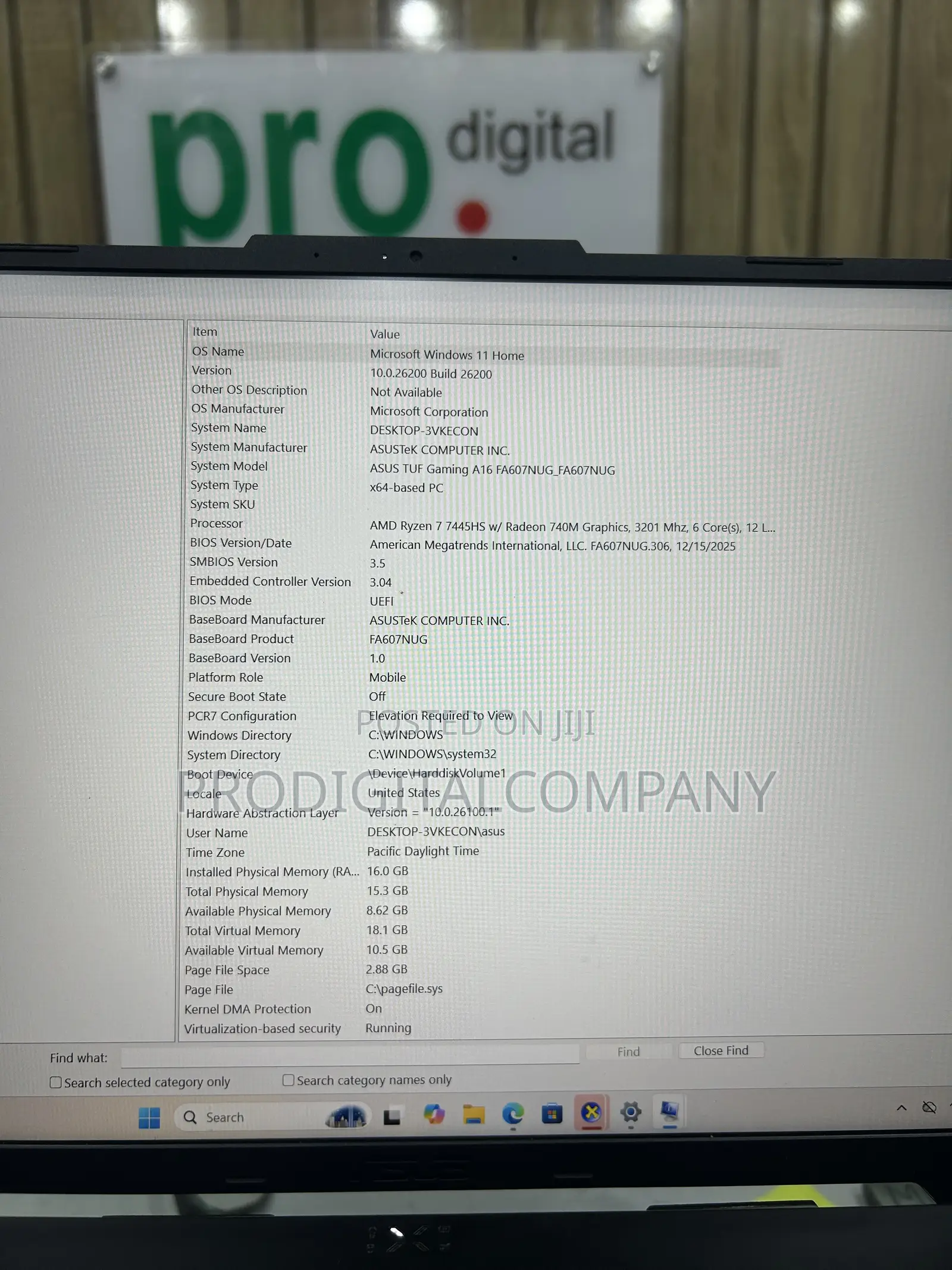 Laptop Asus TUF Gaming A16 6GB AMD Ryzen 7 SSD 512GB