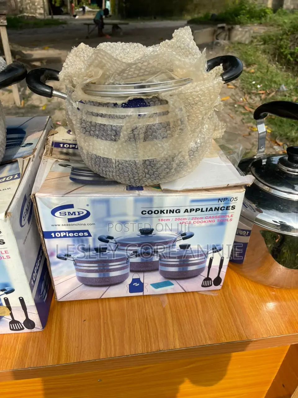 3-PCS Cooking Pot Set — Quality + Beautiful Design