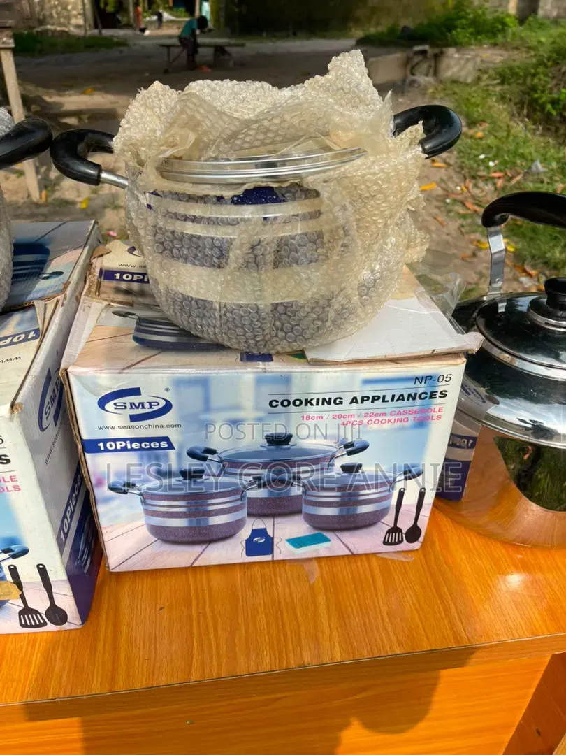 3-PCS Cooking Pot Set — Quality + Beautiful Design