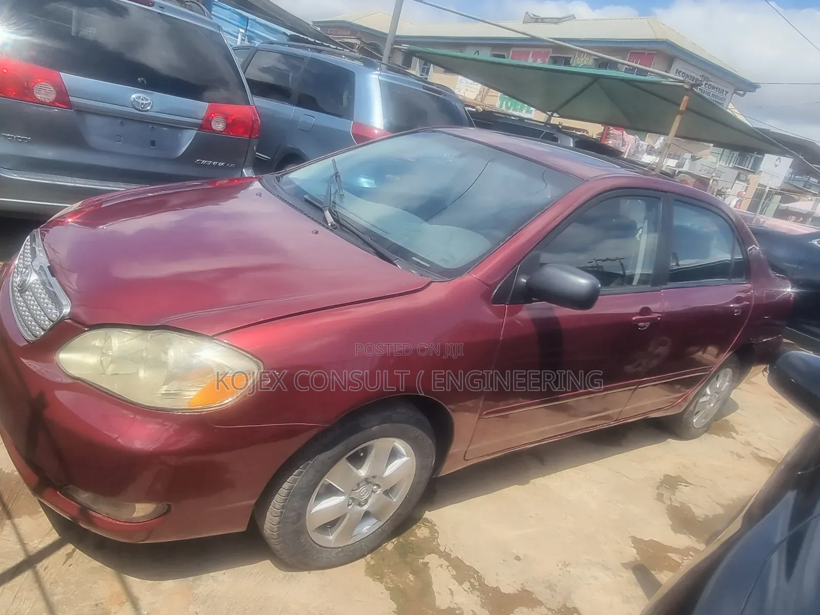 Toyota Corolla Sedan 2003 Red