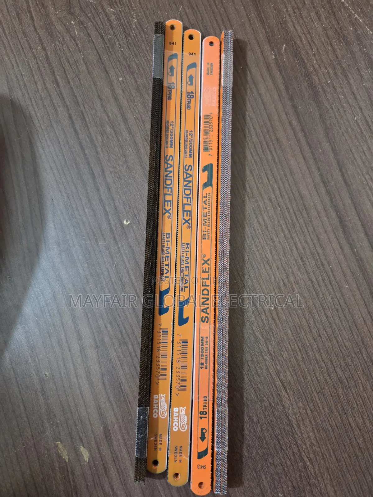 Original Bahco Sandflex Bi-Metal Hacksaw Blades