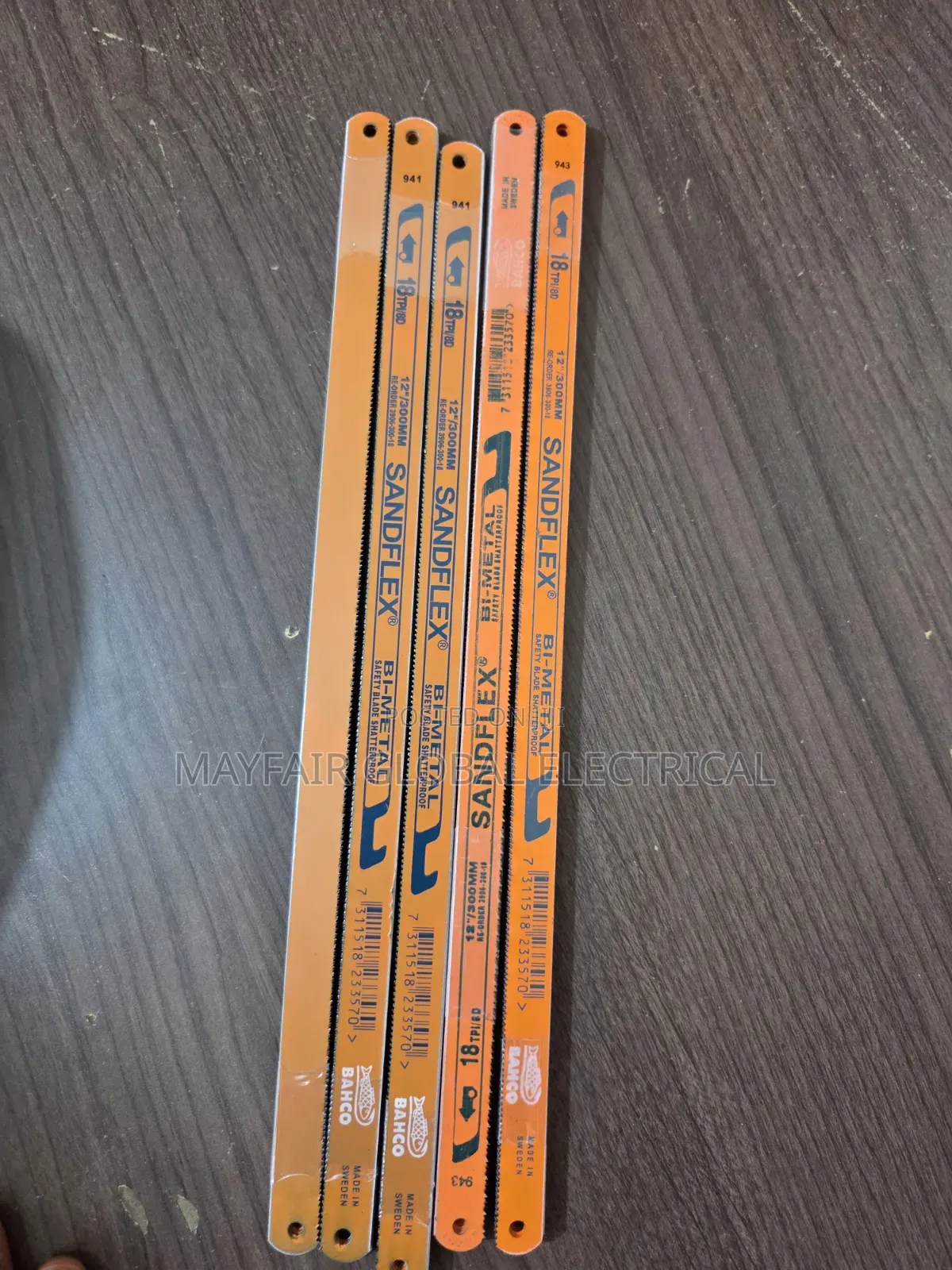 Original Bahco Sandflex Bi-Metal Hacksaw Blades