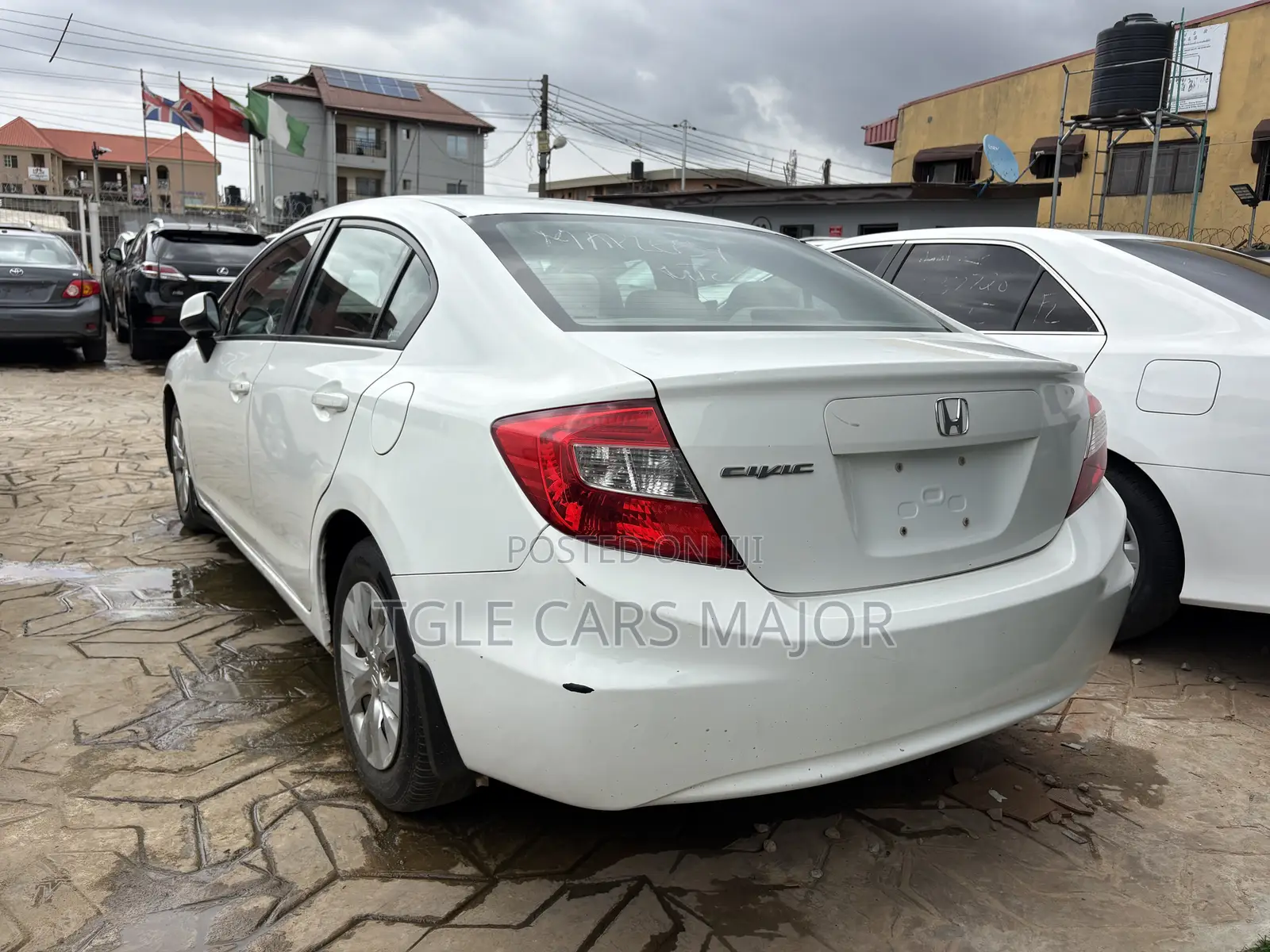 Honda Civic EX-L Sedan 2012 White