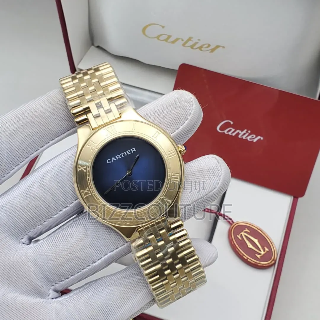 Original Cartier Women’s Gold Chain Watch 100% Authentic Guaranteed