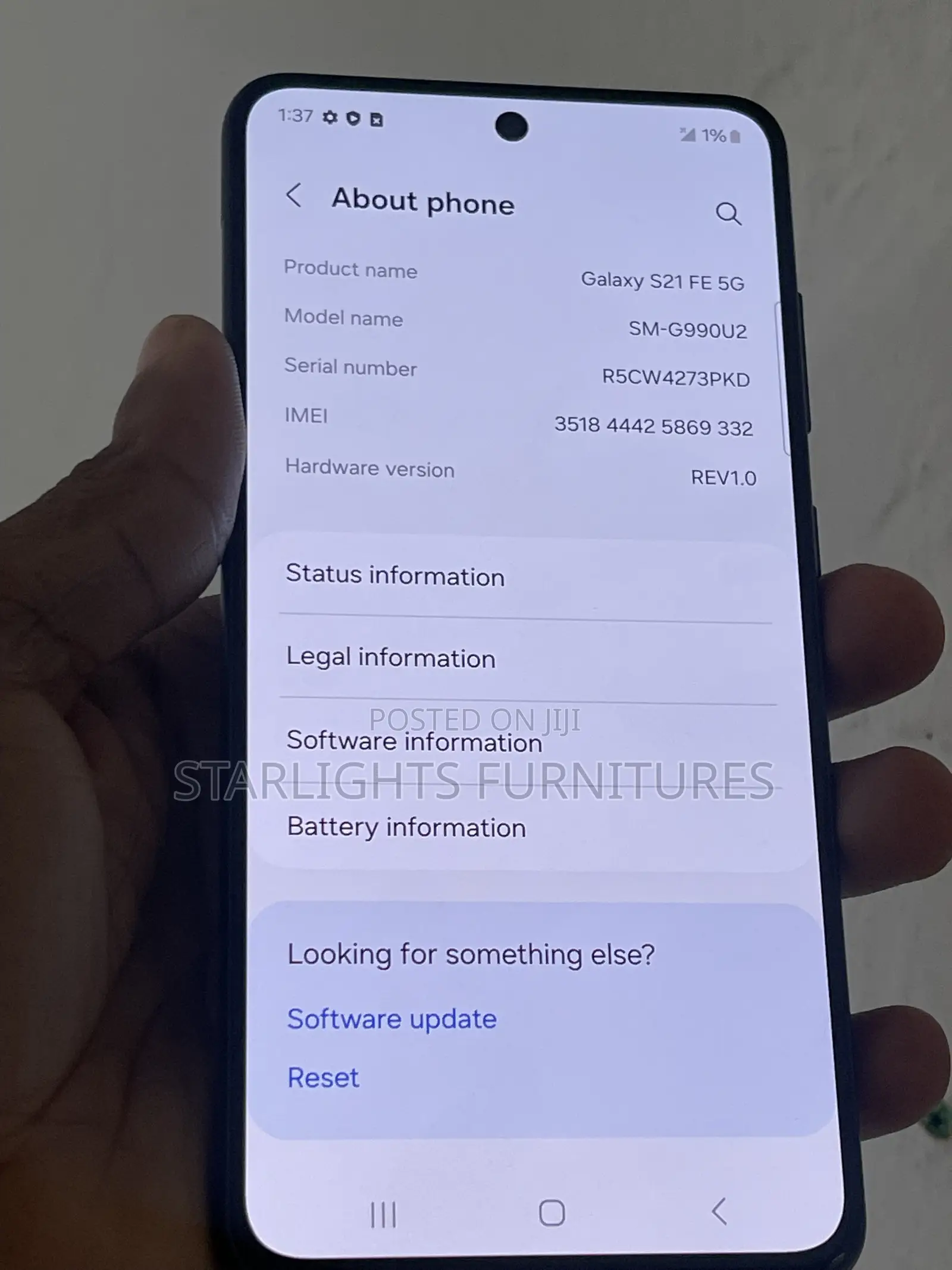 Samsung Galaxy S21 FE 5G 128 GB Black