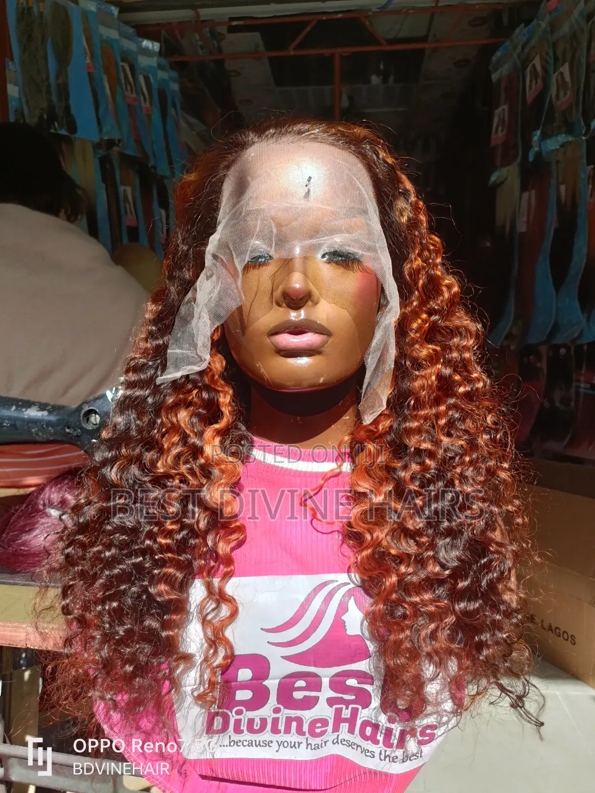 26" 13*4 Burmese Curls SDD Quality Human Hair in P4/350( Ony)
