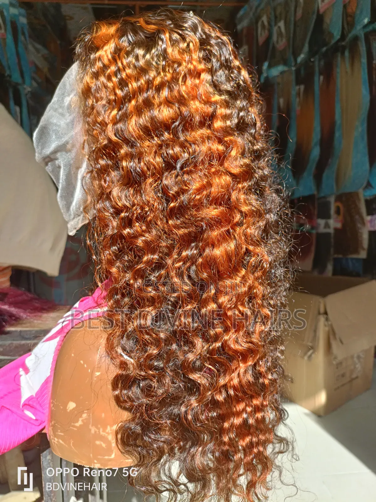 26" 13*4 Burmese Curls SDD Quality Human Hair in P4/350( Ony)