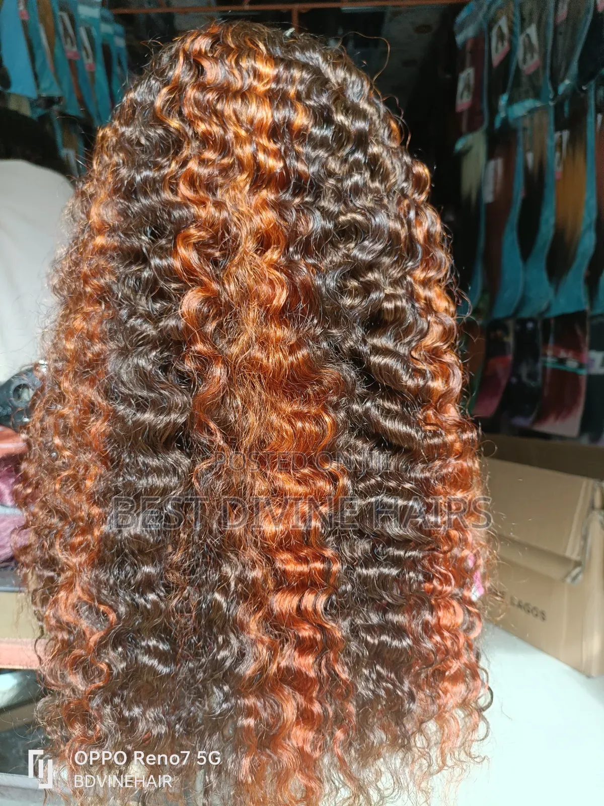 26" 13*4 Burmese Curls SDD Quality Human Hair in P4/350( Ony)