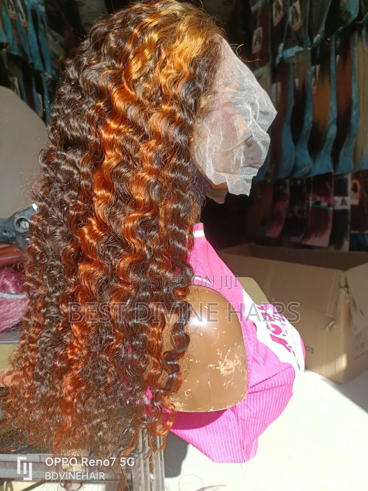 26" 13*4 Burmese Curls SDD Quality Human Hair in P4/350( Ony)