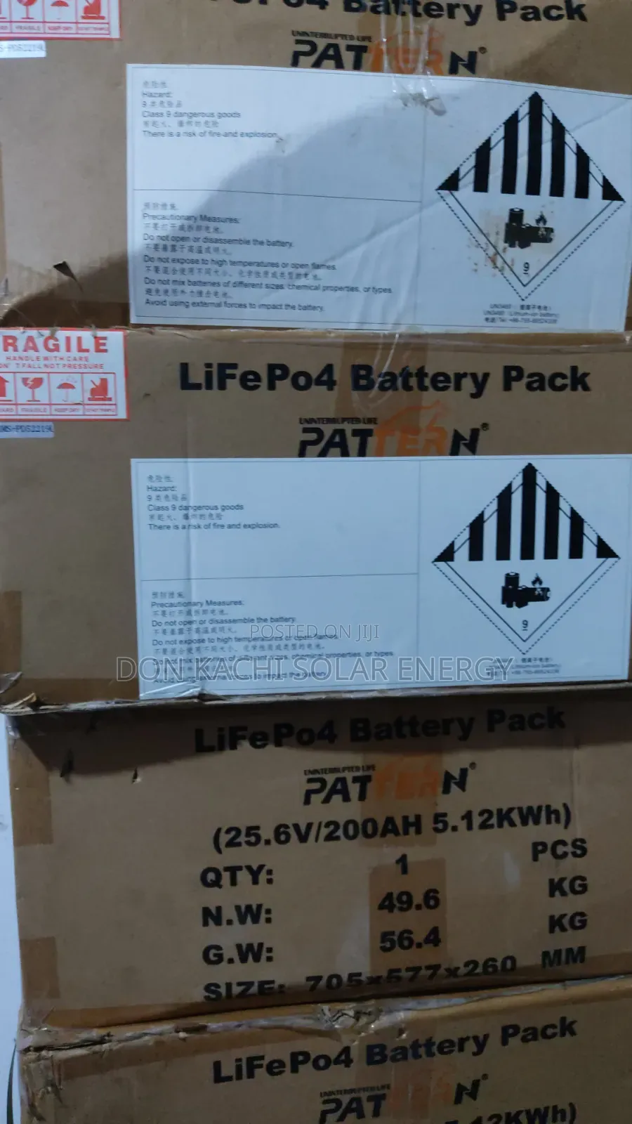 5kwh 24v Pattern Lithium Iron Battery