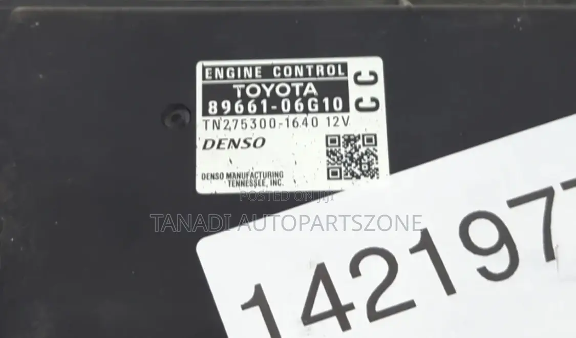 Toyota Camry 89661-06g10 Brain Box 2007-2009