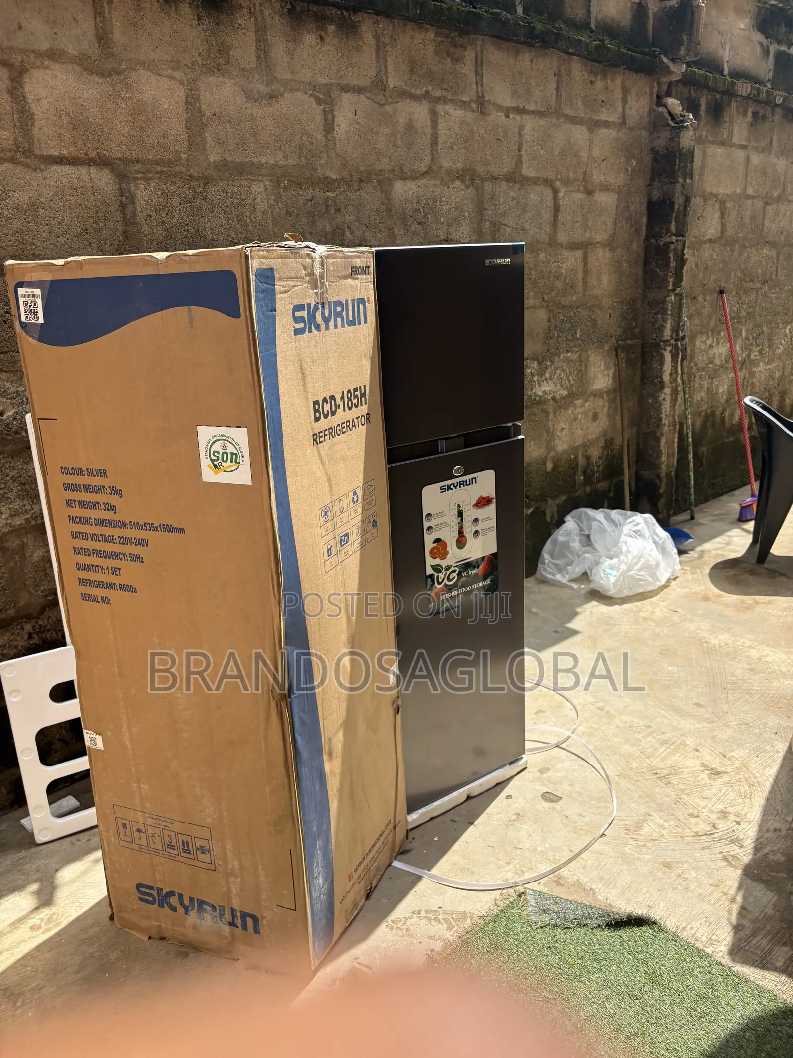 Skyrun BCD-185H Household Cooling Fridge