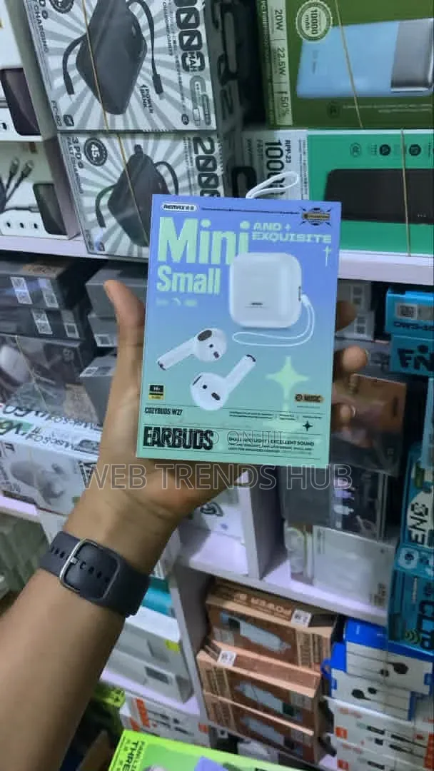 Remax CozyBuds W27 Mini Exquisite Wireless Earbuds – Ultra-Compact
