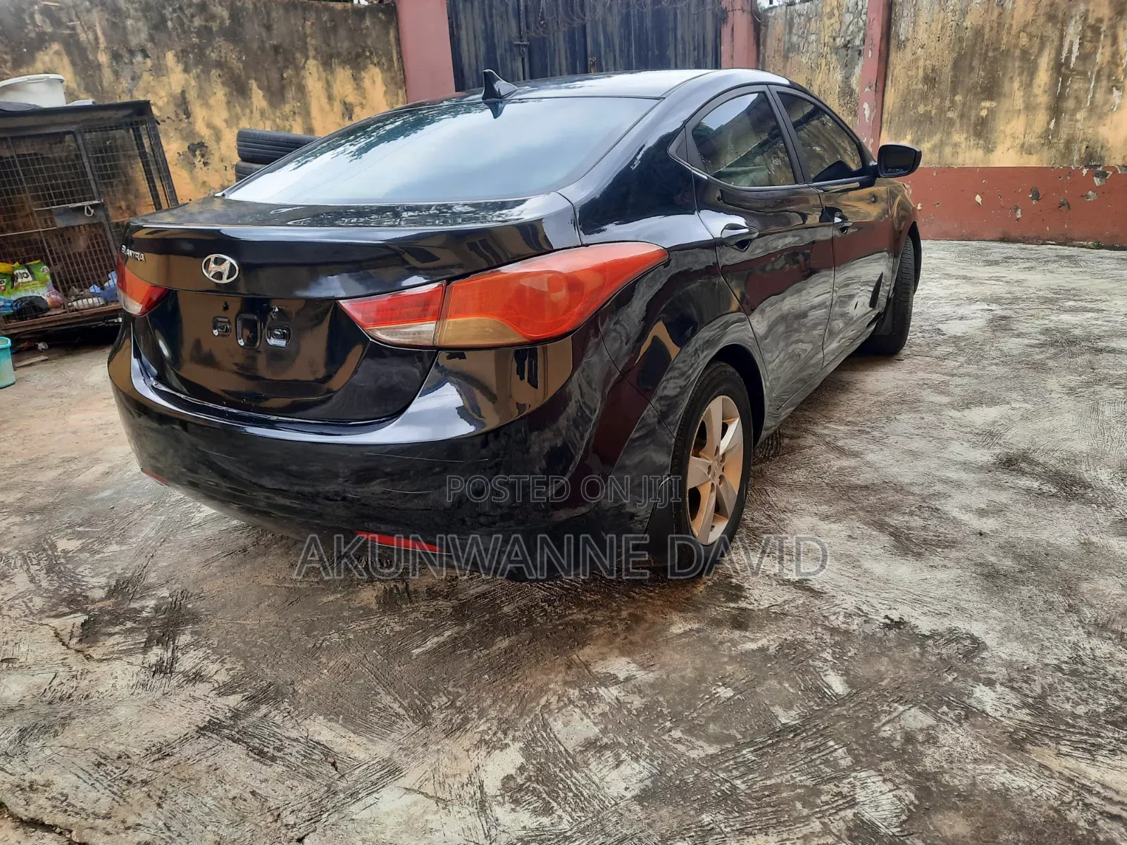 Hyundai Elantra 2012 Black