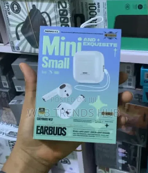 Remax CozyBuds W27 Mini Exquisite Wireless Earbuds – Ultra-Compact