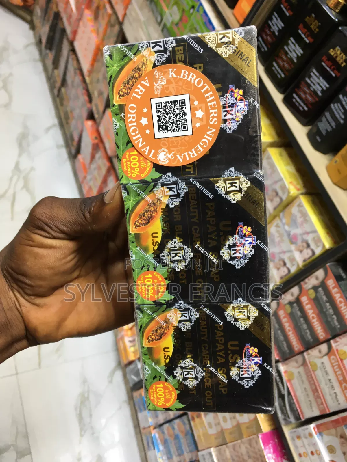 USA K.Brother Carrot Papaya Soap