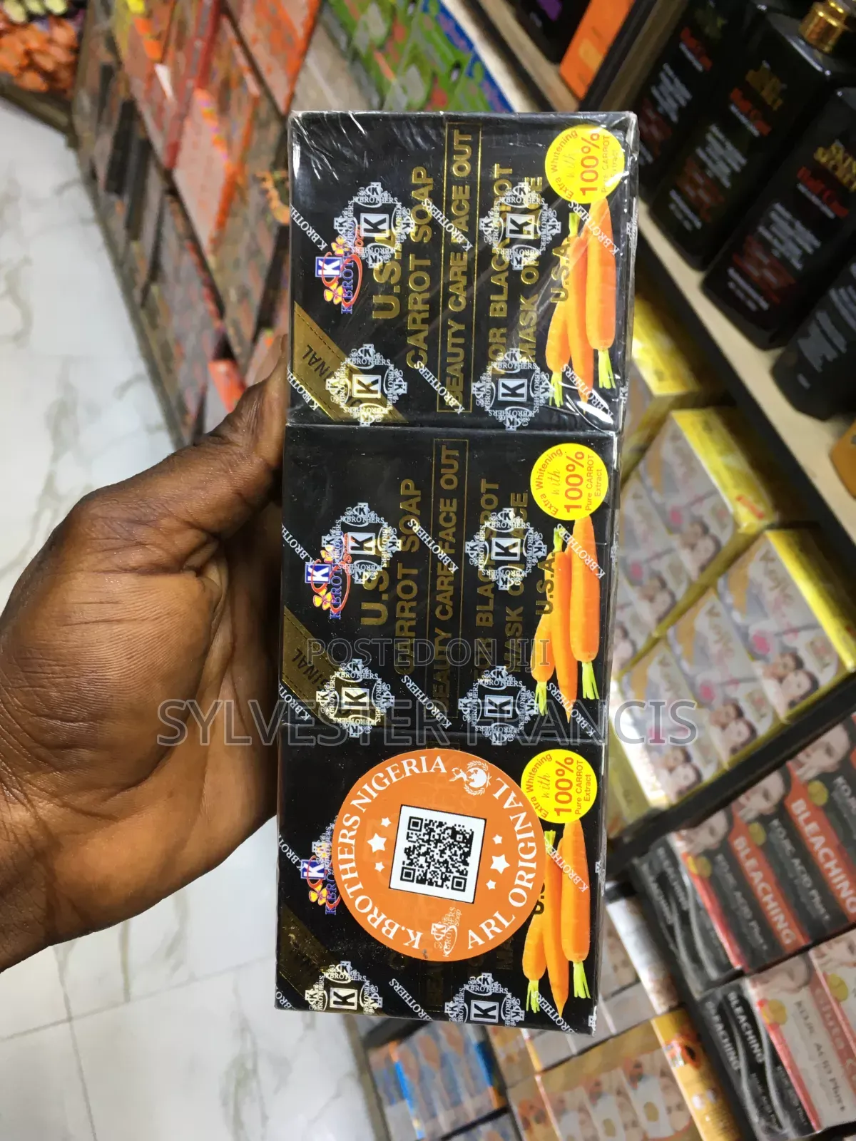 USA K.Brother Carrot Papaya Soap