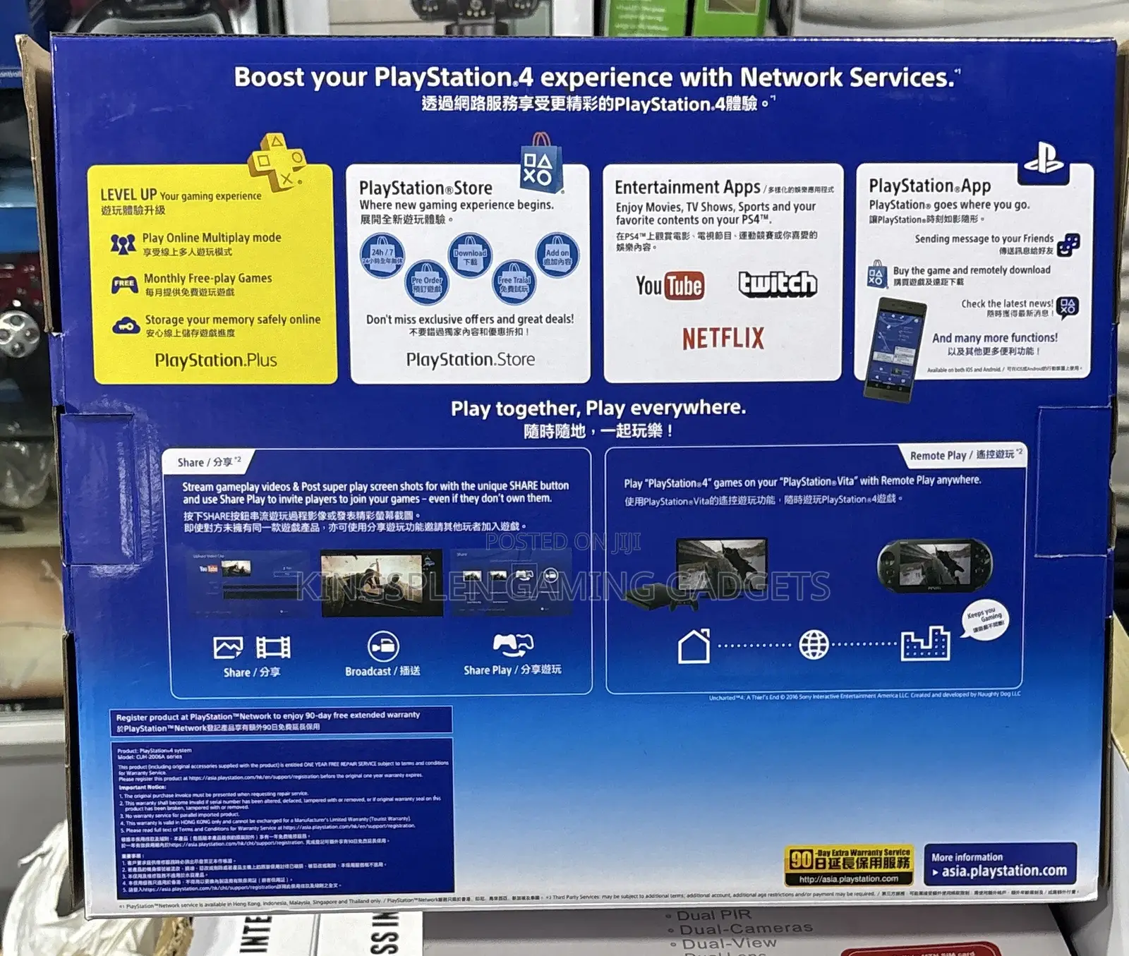 Brand New Sony PlayStation 4 Slim Europe Standard