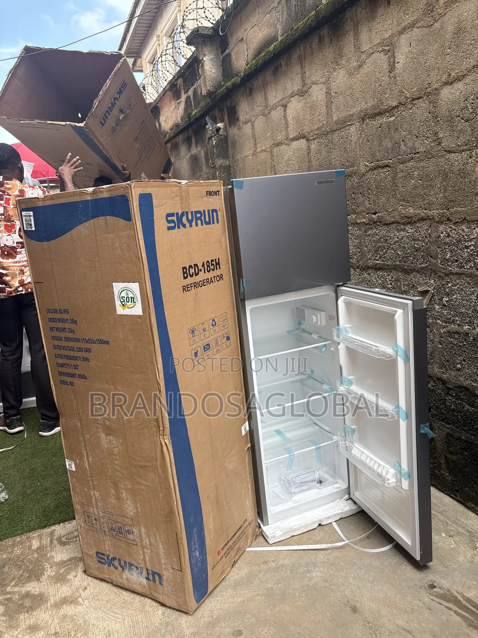 Skyrun BCD-185H Household Food Fridge