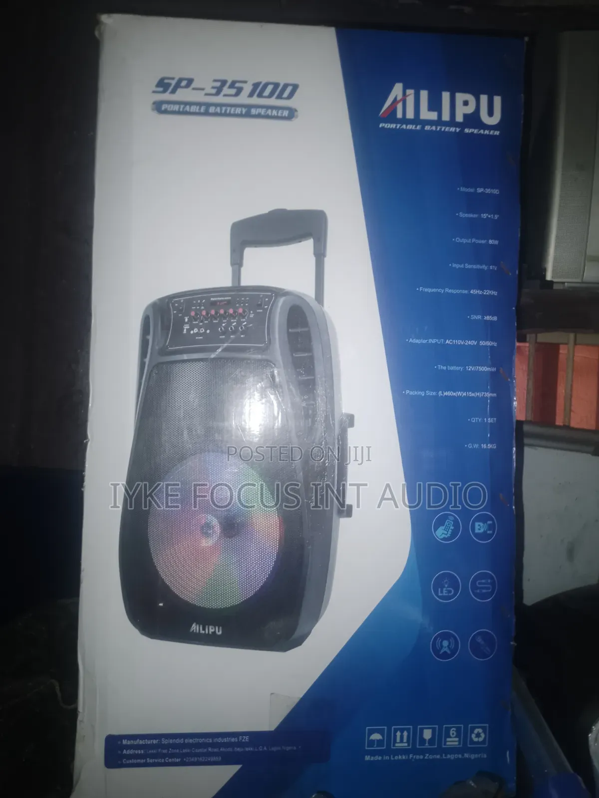 Ailipu 15 Inch Wireless Amplifier