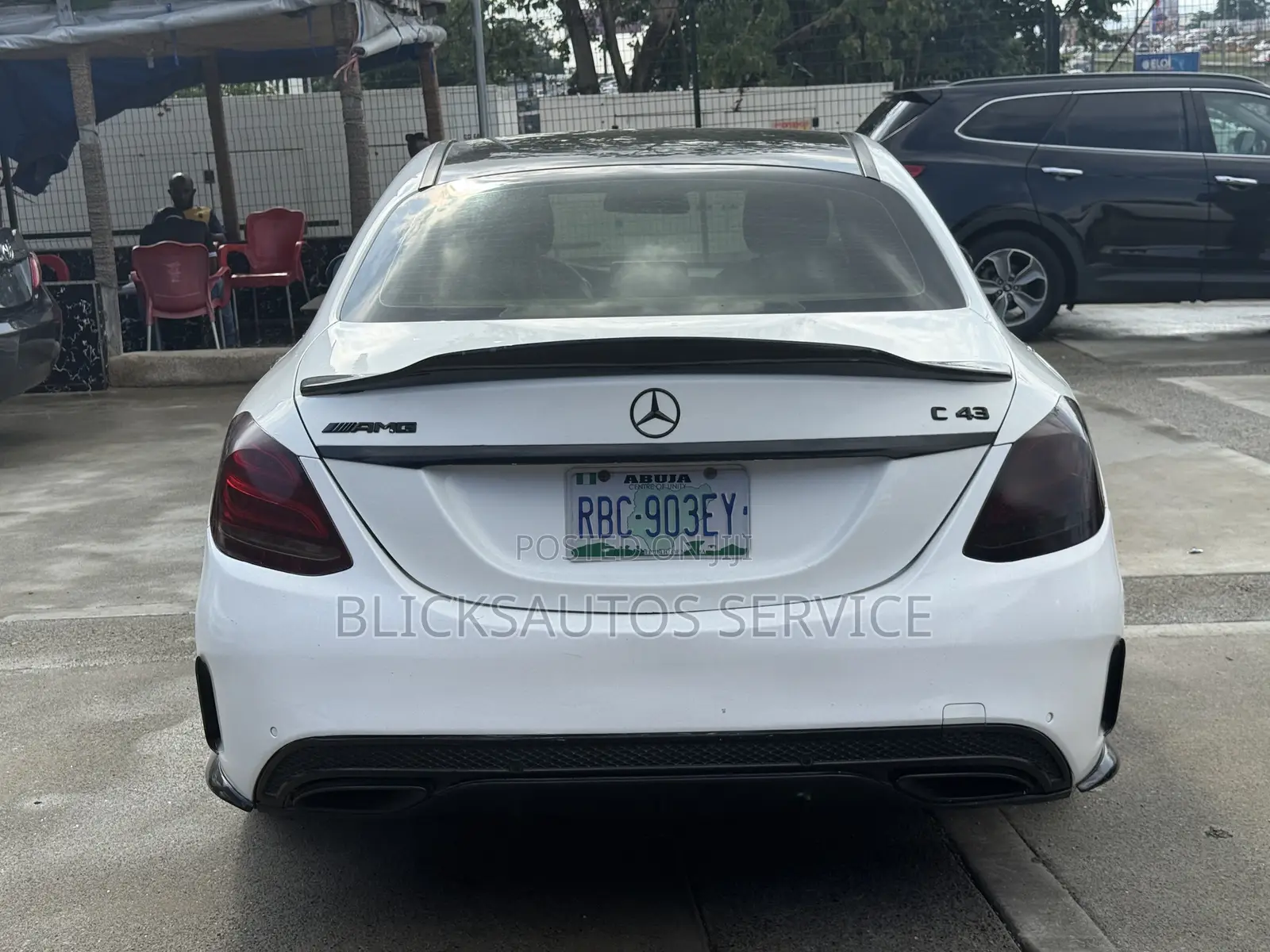 Mercedes-Benz C43 4Matic Sedan AWD (3.0L V6 9AM) 2017 White