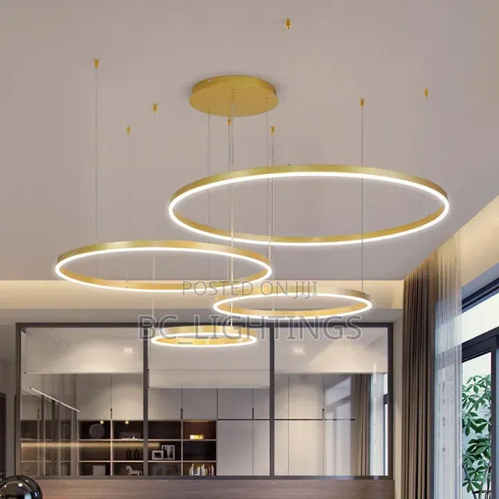 Modern Led Chandelier Rings Home Lighting for Living Room Bedroom Lamp