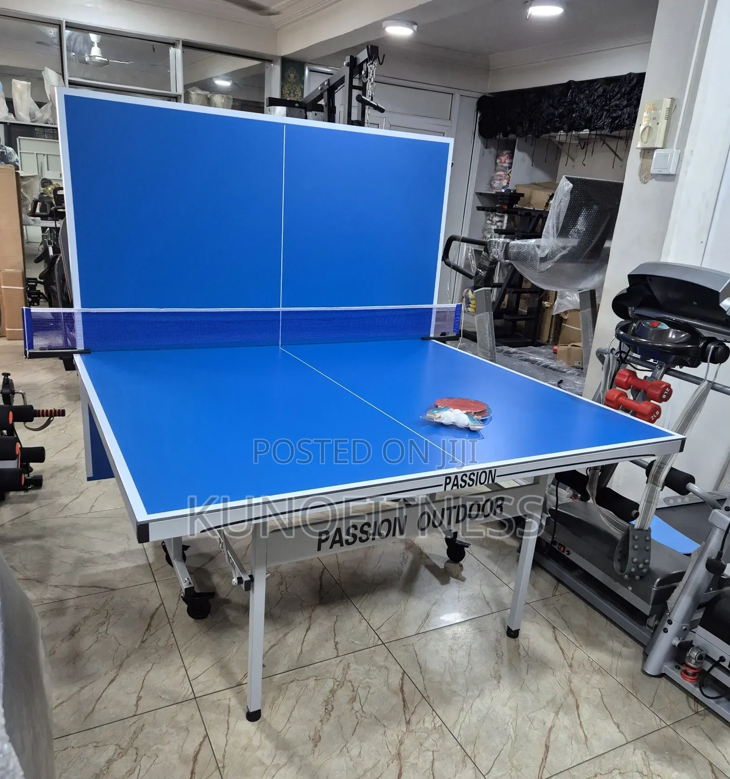 Weatherproof Outdoor Aluminium Table Tennis Table + Accessories