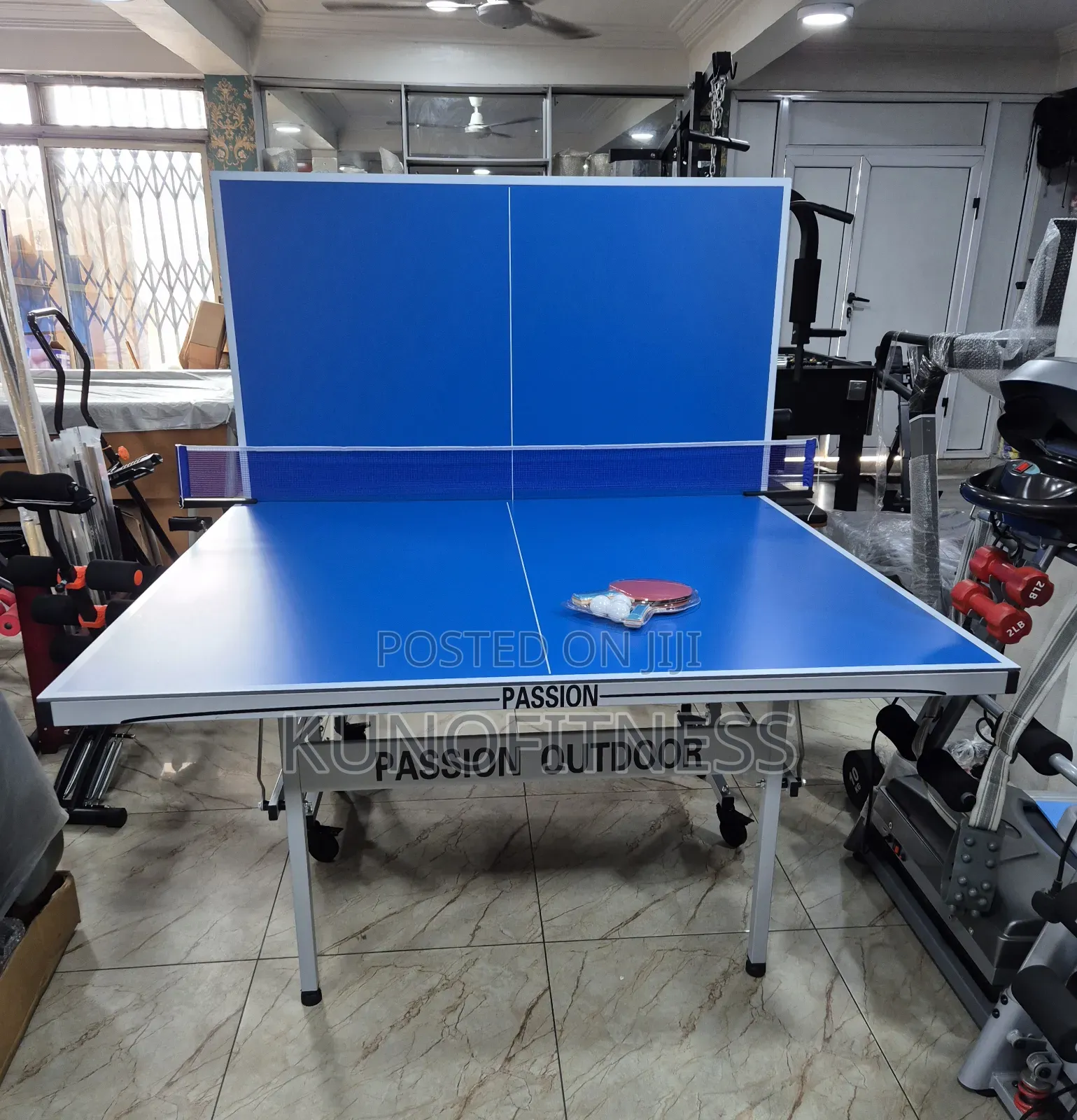 Weatherproof Outdoor Aluminium Table Tennis Table + Accessories