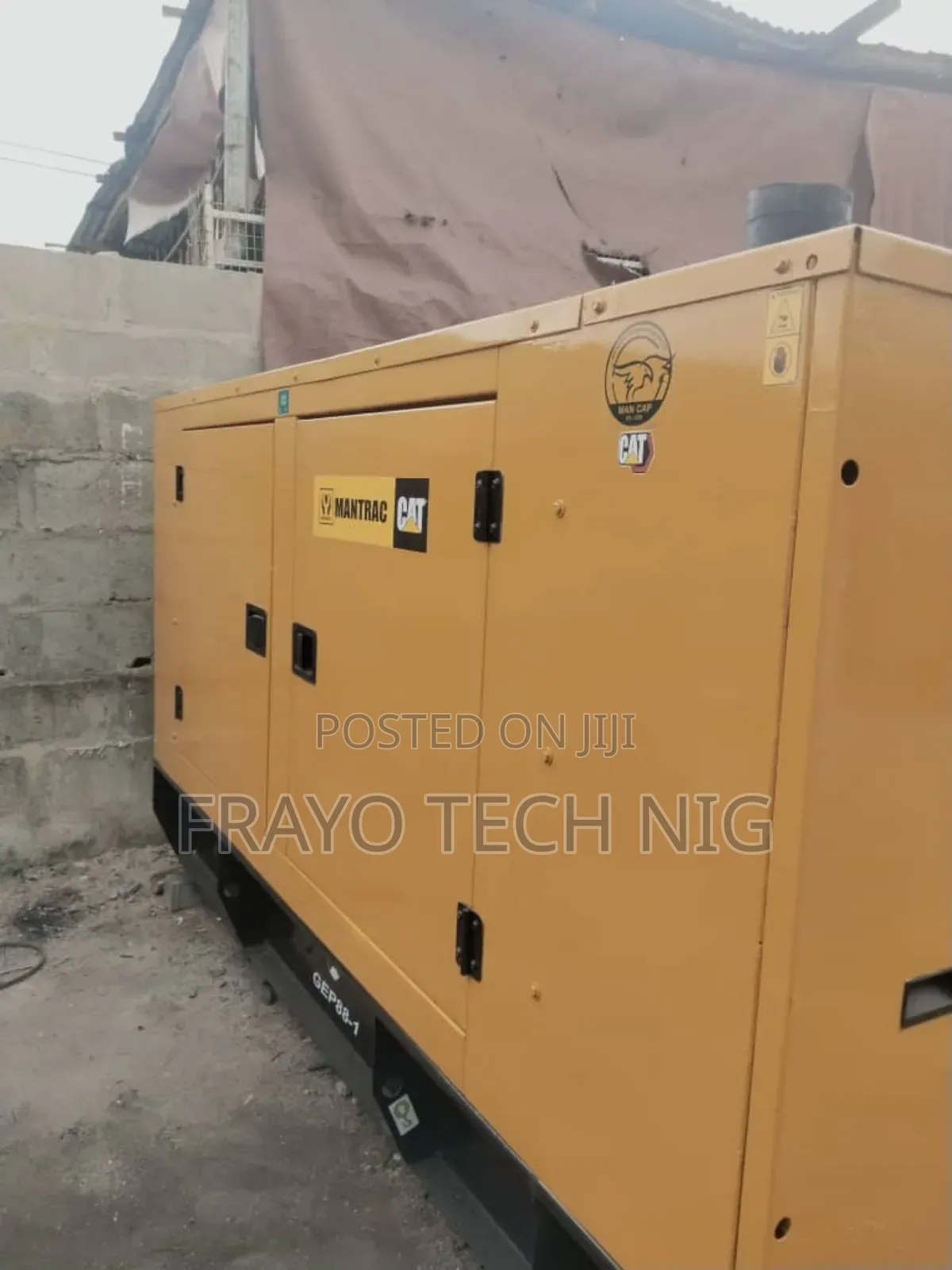 Mantrac Cat Generator Super Silent Soundproof 88kva