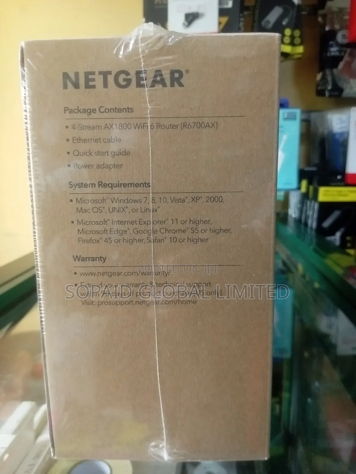 NetGear AX1800 Wi-Fi 6 Router