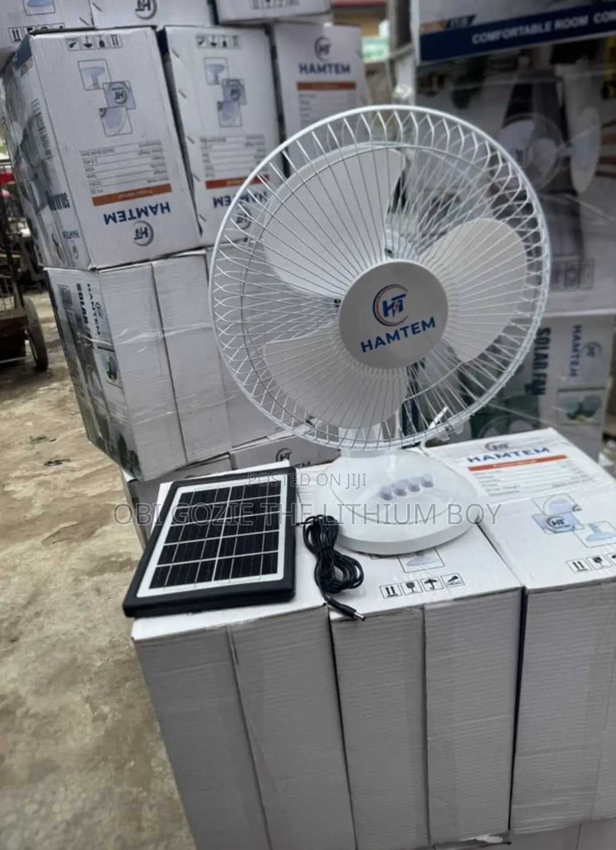 Hamtel Solar Table Fan Available