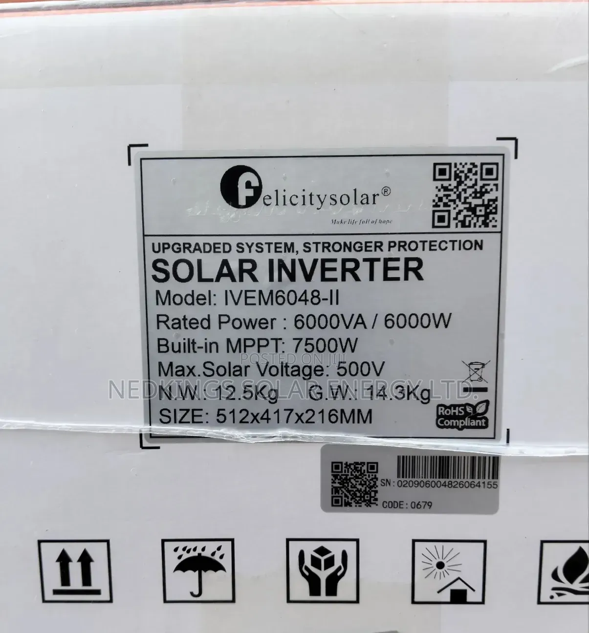 Felicity 6kva 48v Hybrid Inverter