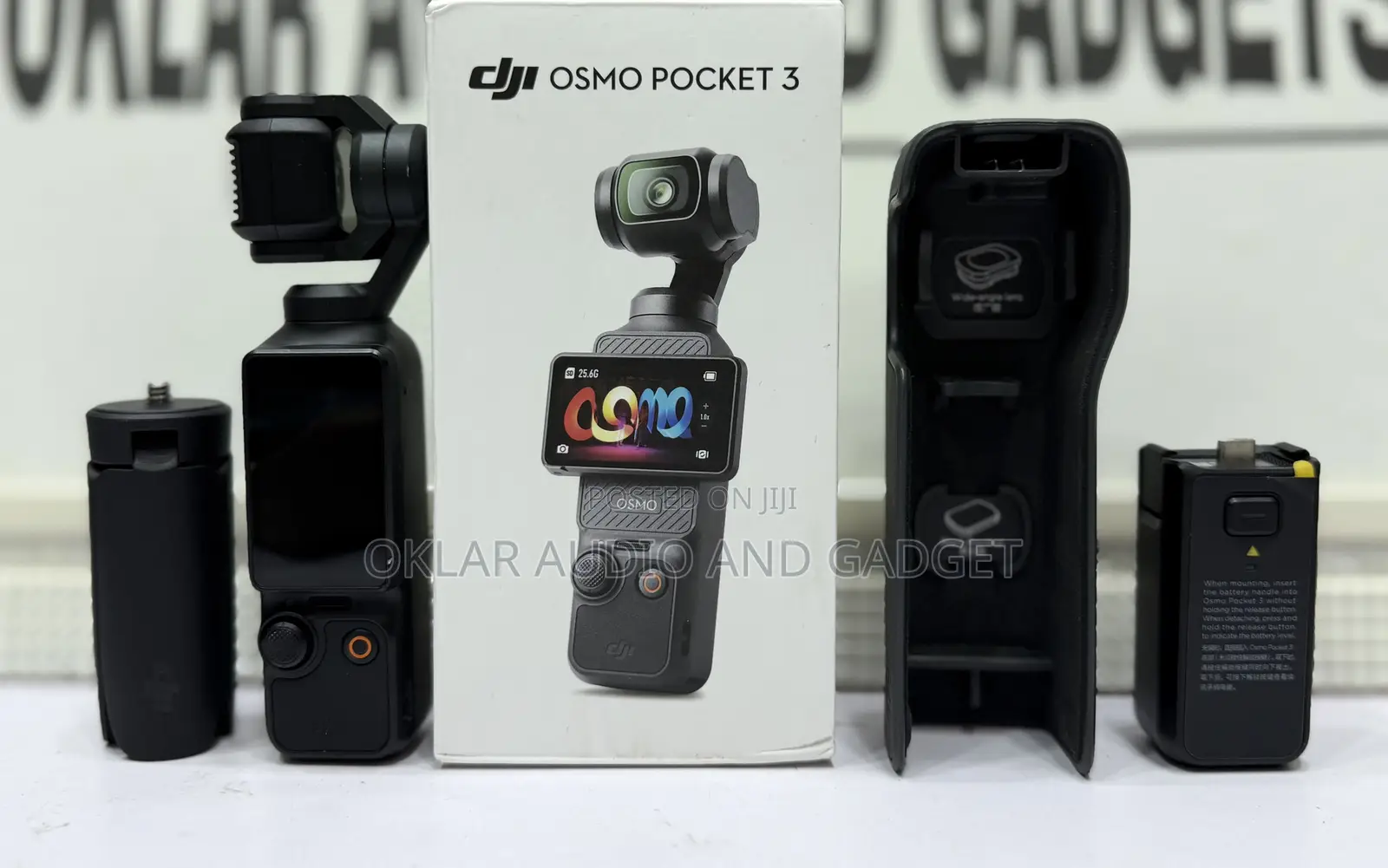 Dji Osmo Pocket 3 Standard With Extra Battery Grip (Fairly Used)