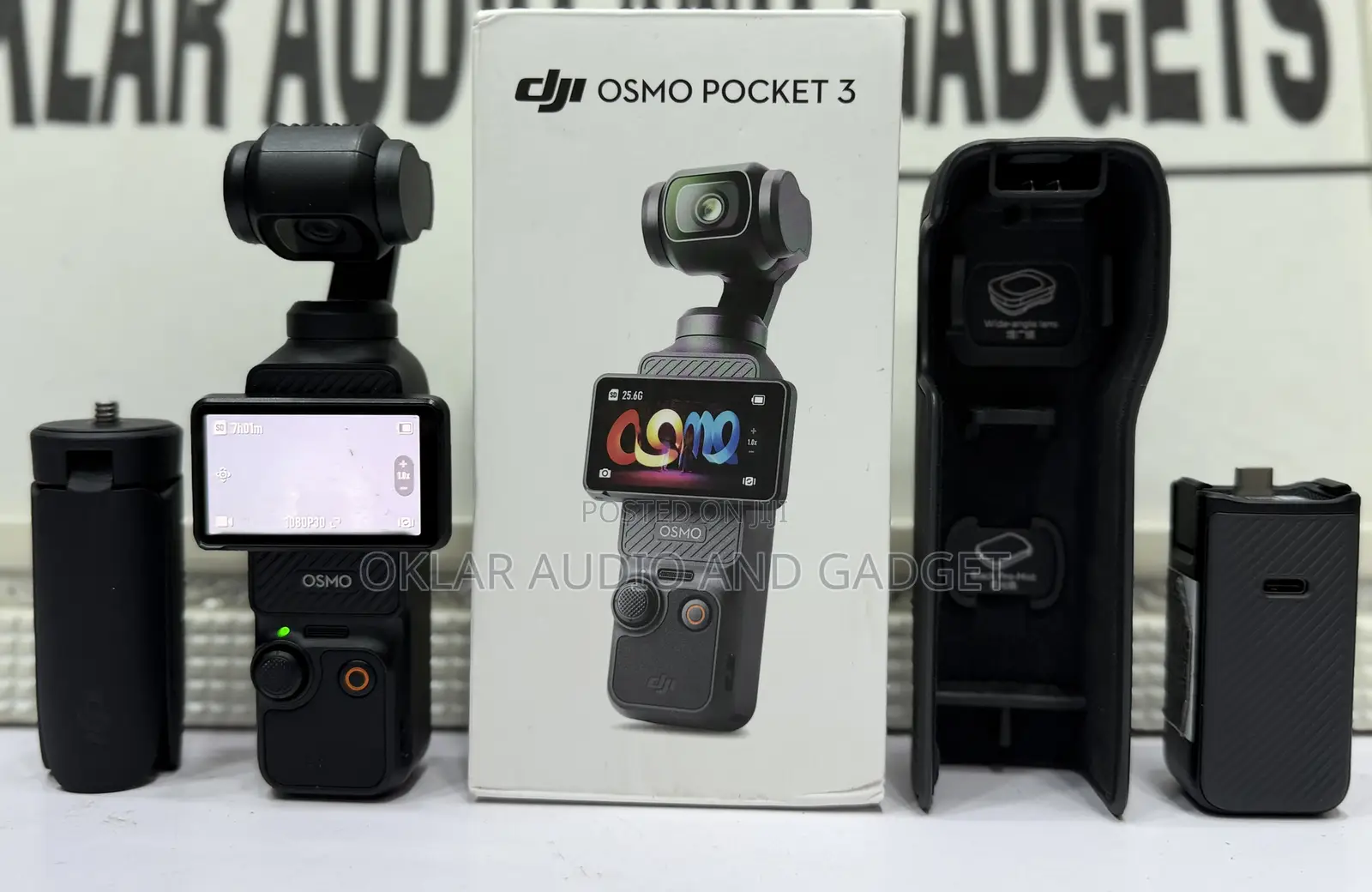 Dji Osmo Pocket 3 Standard With Extra Battery Grip (Fairly Used)