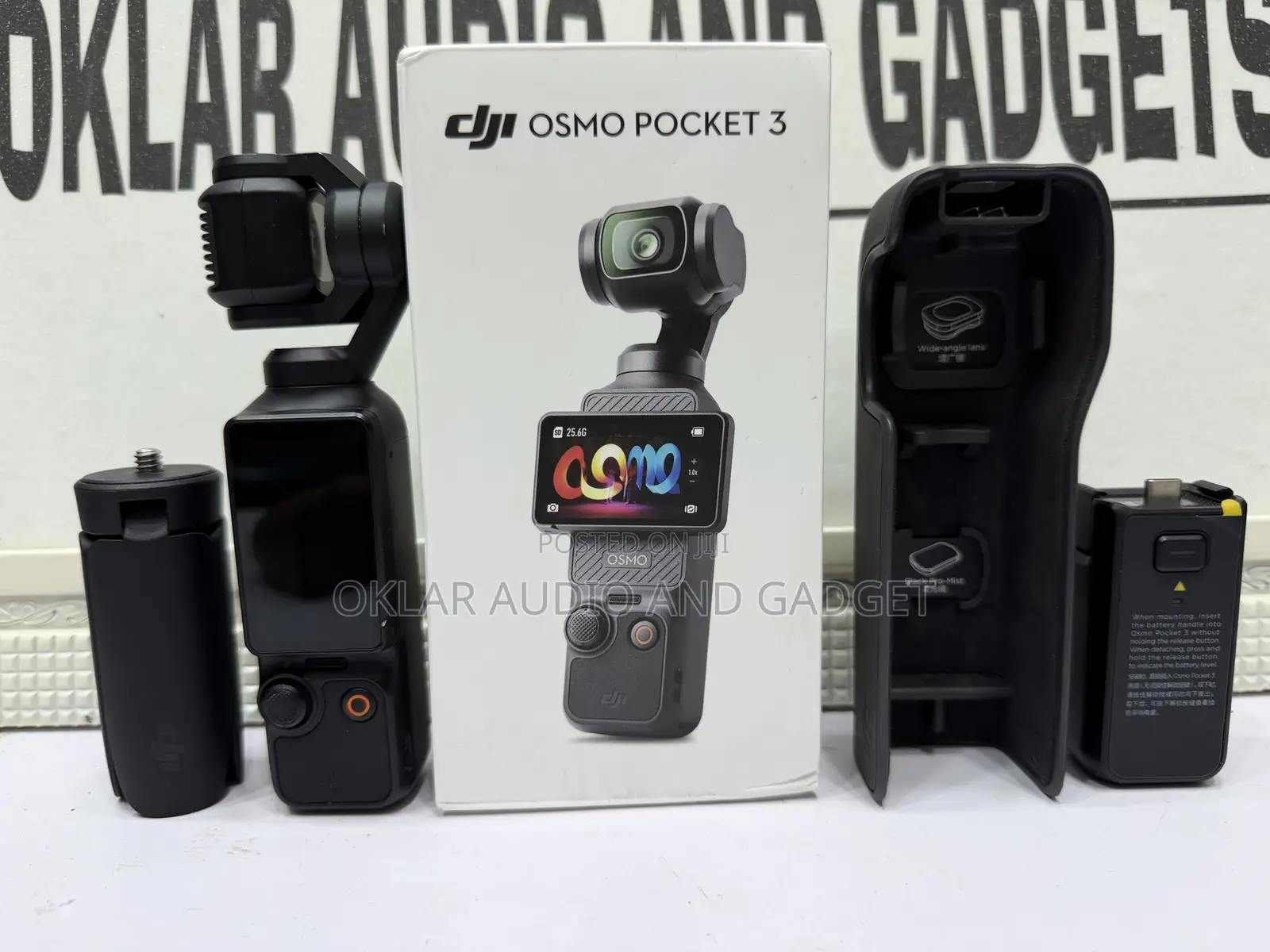 Dji Osmo Pocket 3 Standard With Extra Battery Grip (Fairly Used)