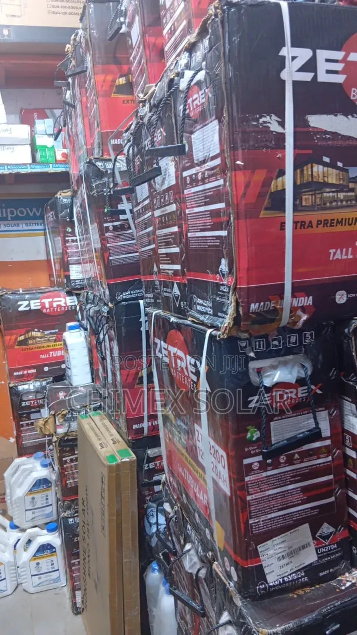 220Ah--12v ZETEX Tubular Batteries