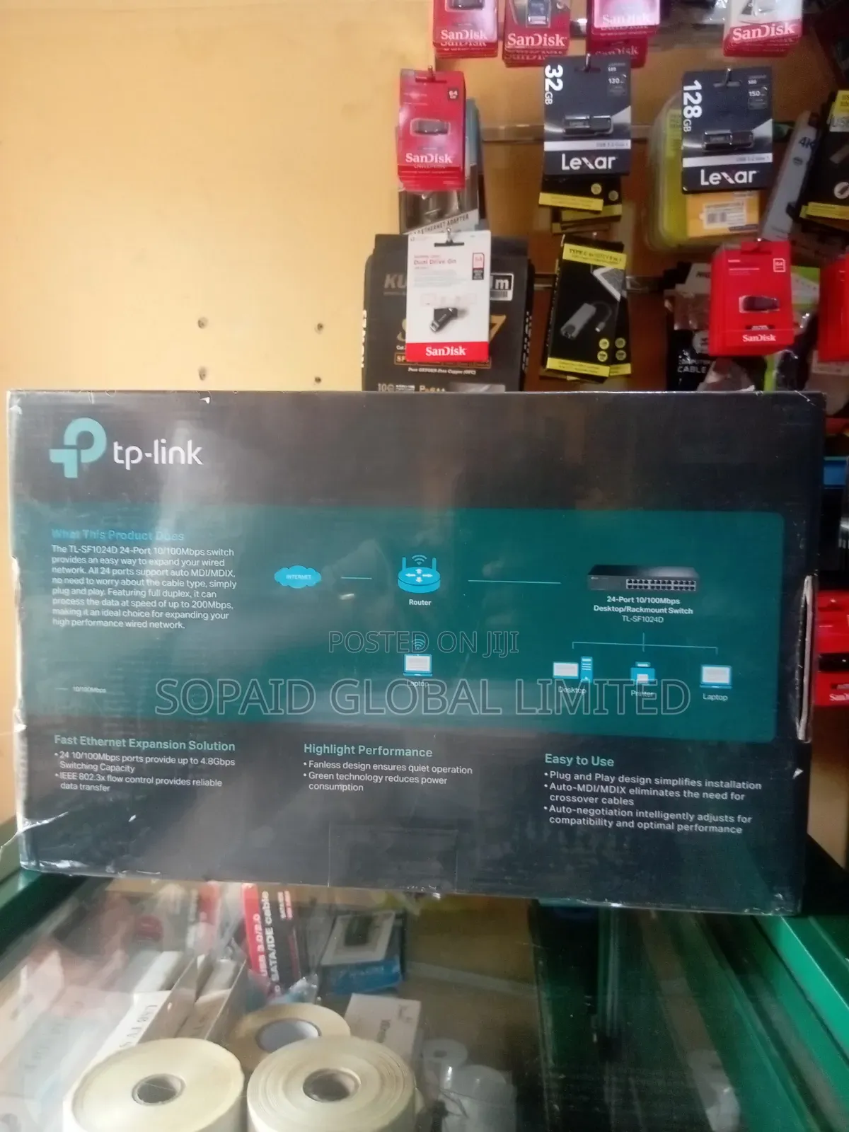 TP-Link 24-Port 10/100Mbps Desktop/Rackmount Switch