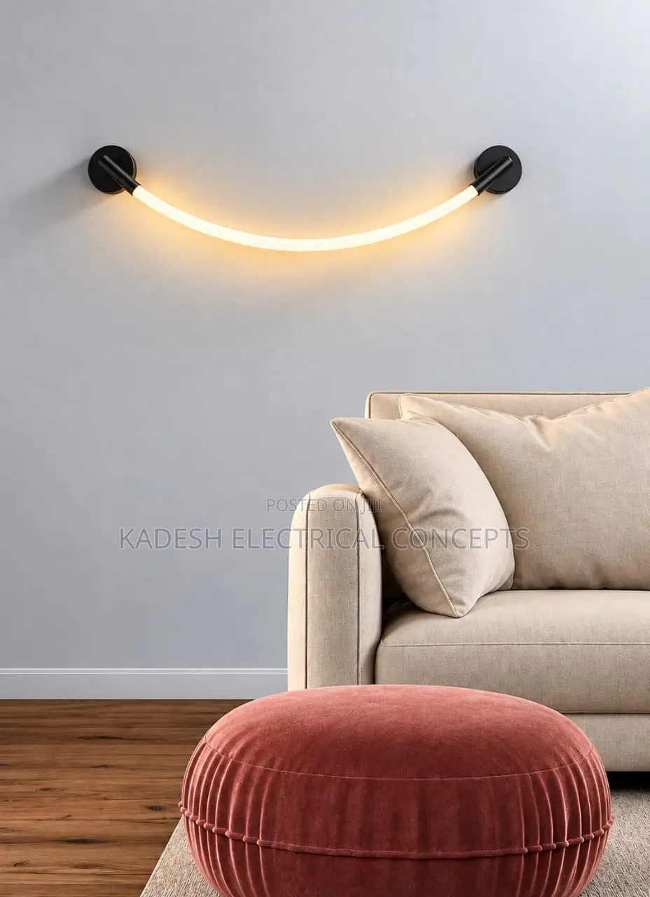 Modern Silicone Soft LED Wall Lamp Neon Tube for Bedroom Nordic