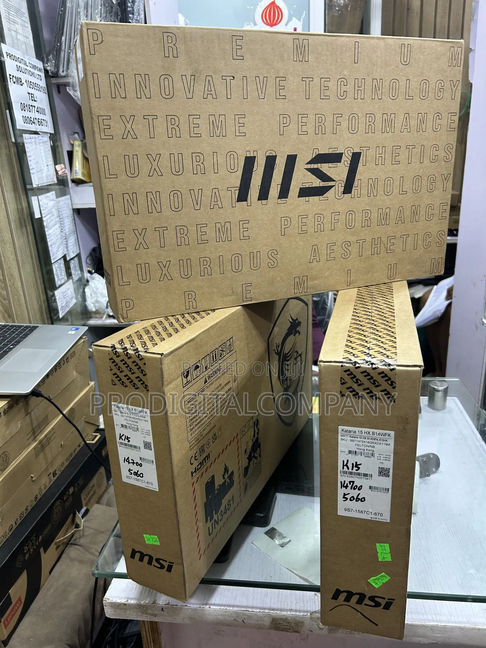 New Laptop MSI Katana 15 16GB Intel Core i7 SSD 1T