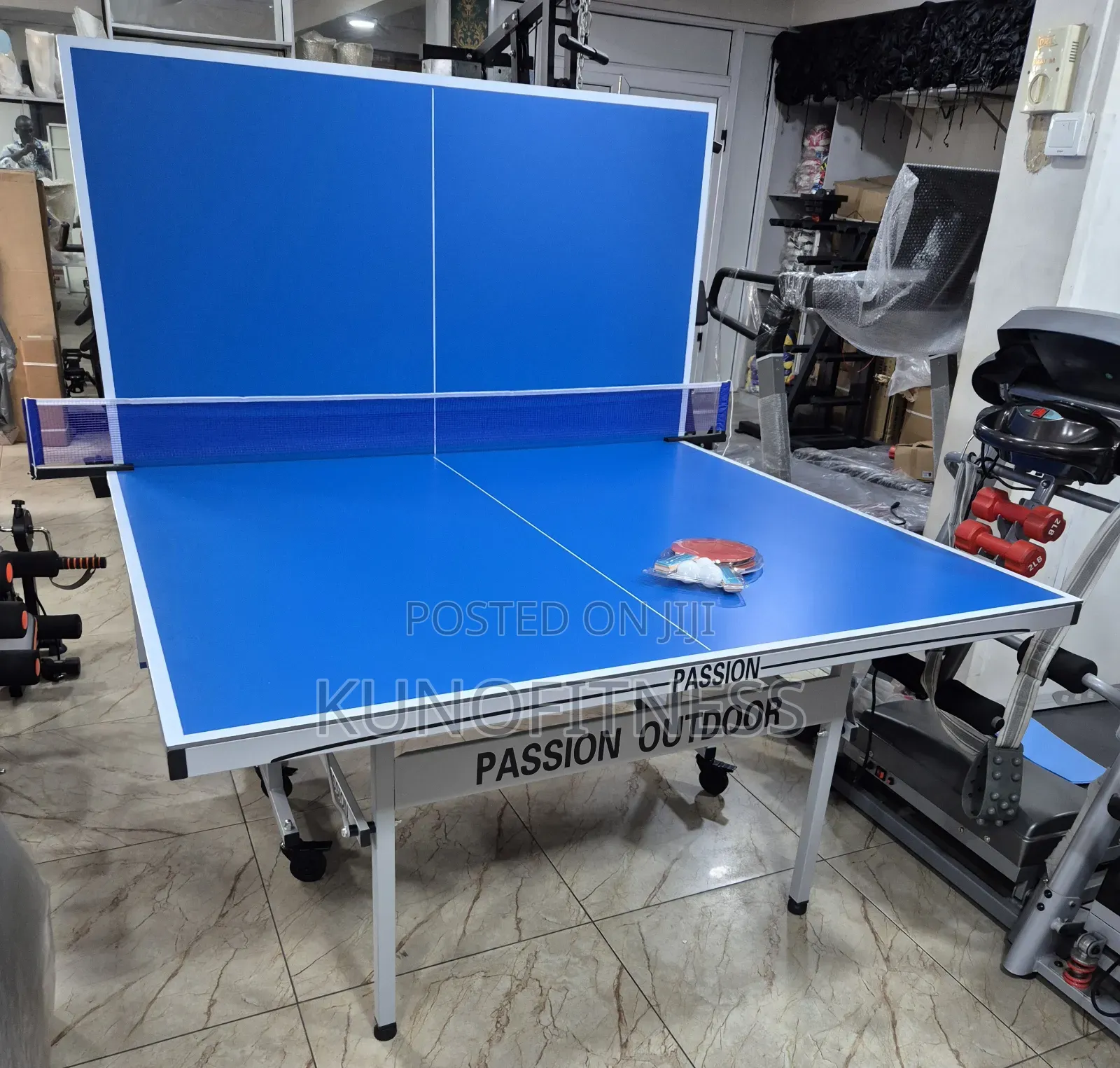 Outdoor Aluminium Table Tennis Table + Net Paddles Balls – Brand New