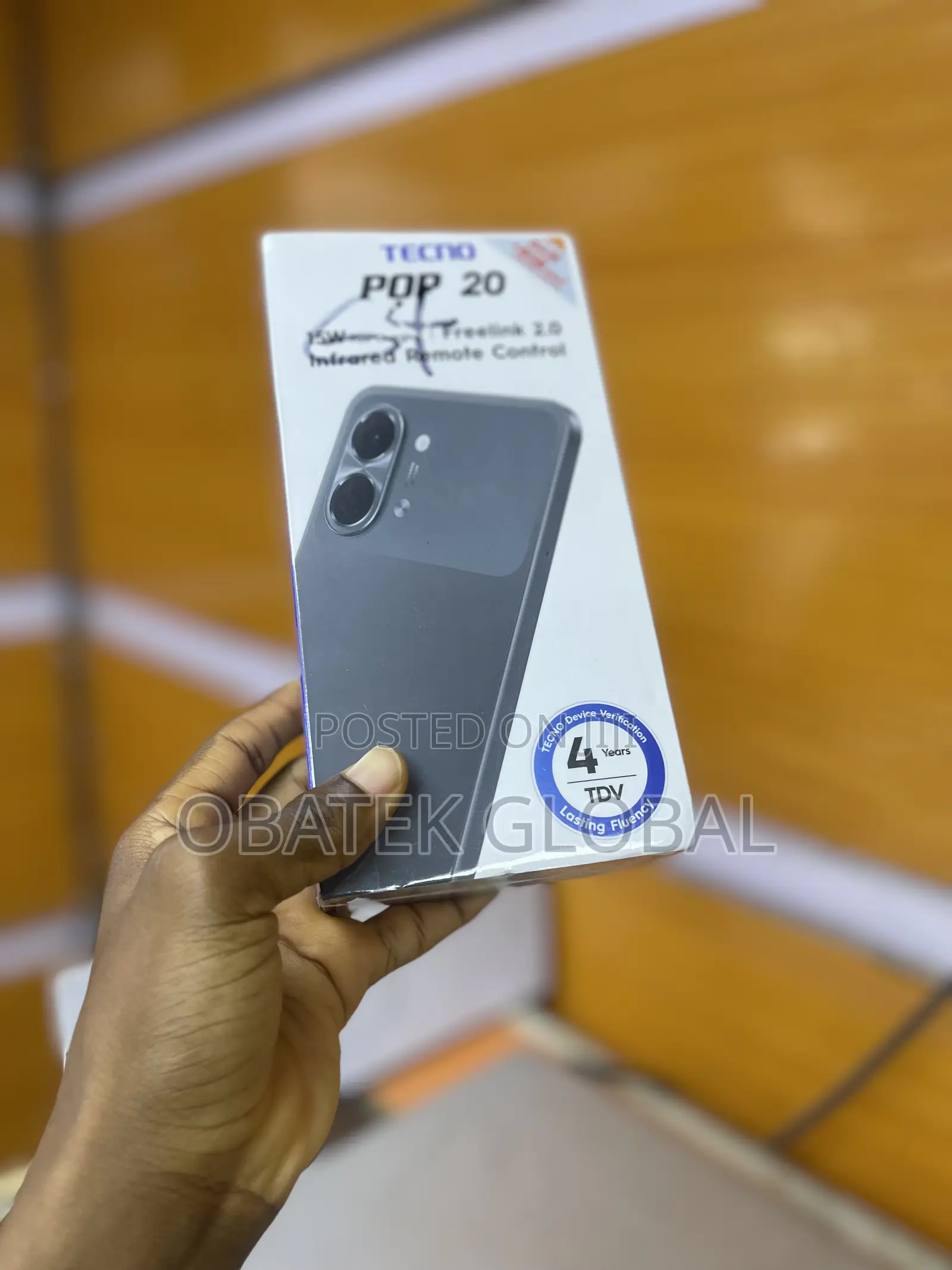 New Tecno Pop 20 64 GB Black