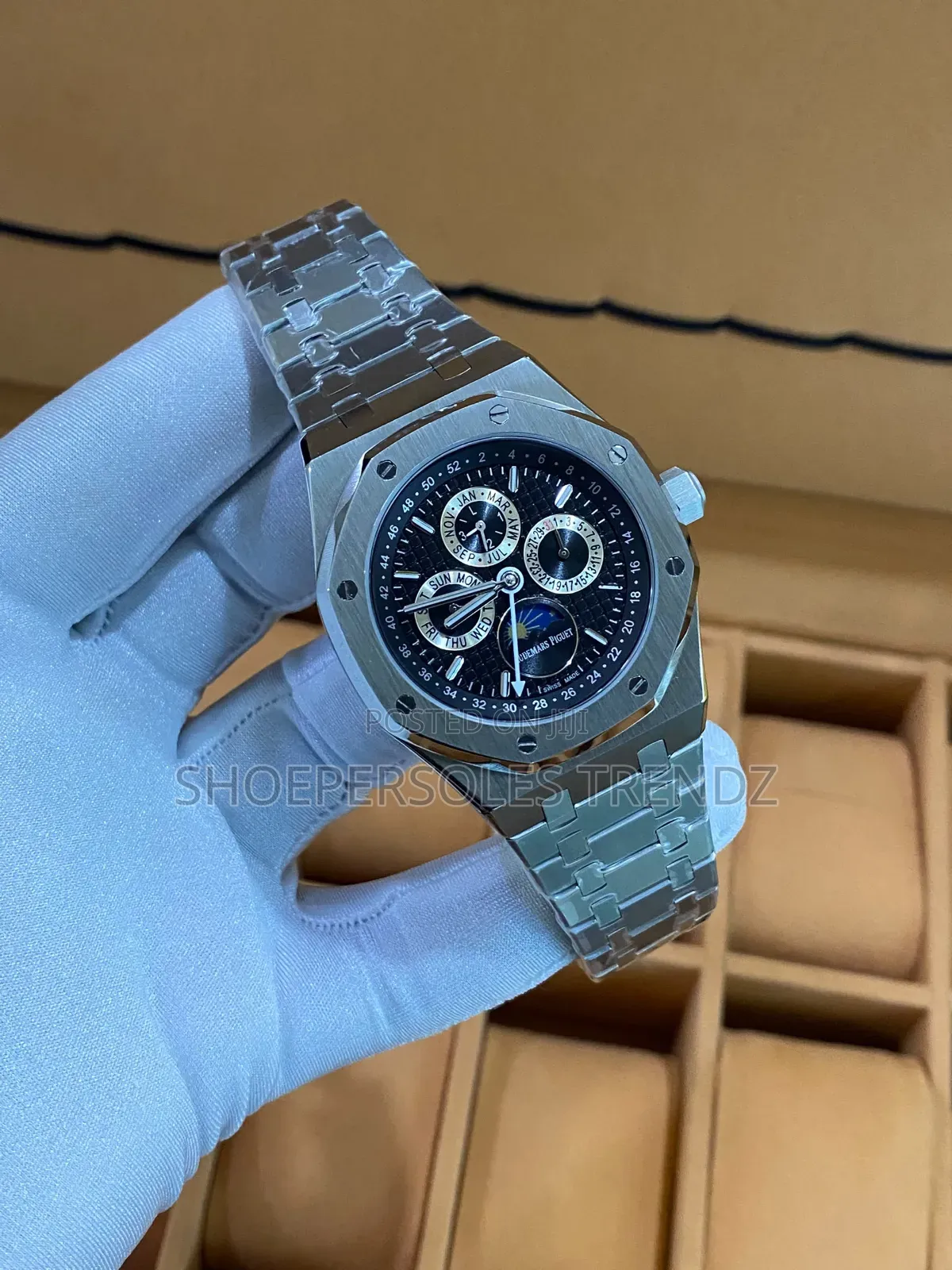 Audemars Piguet Chronograph Chain Screw Wristwatches
