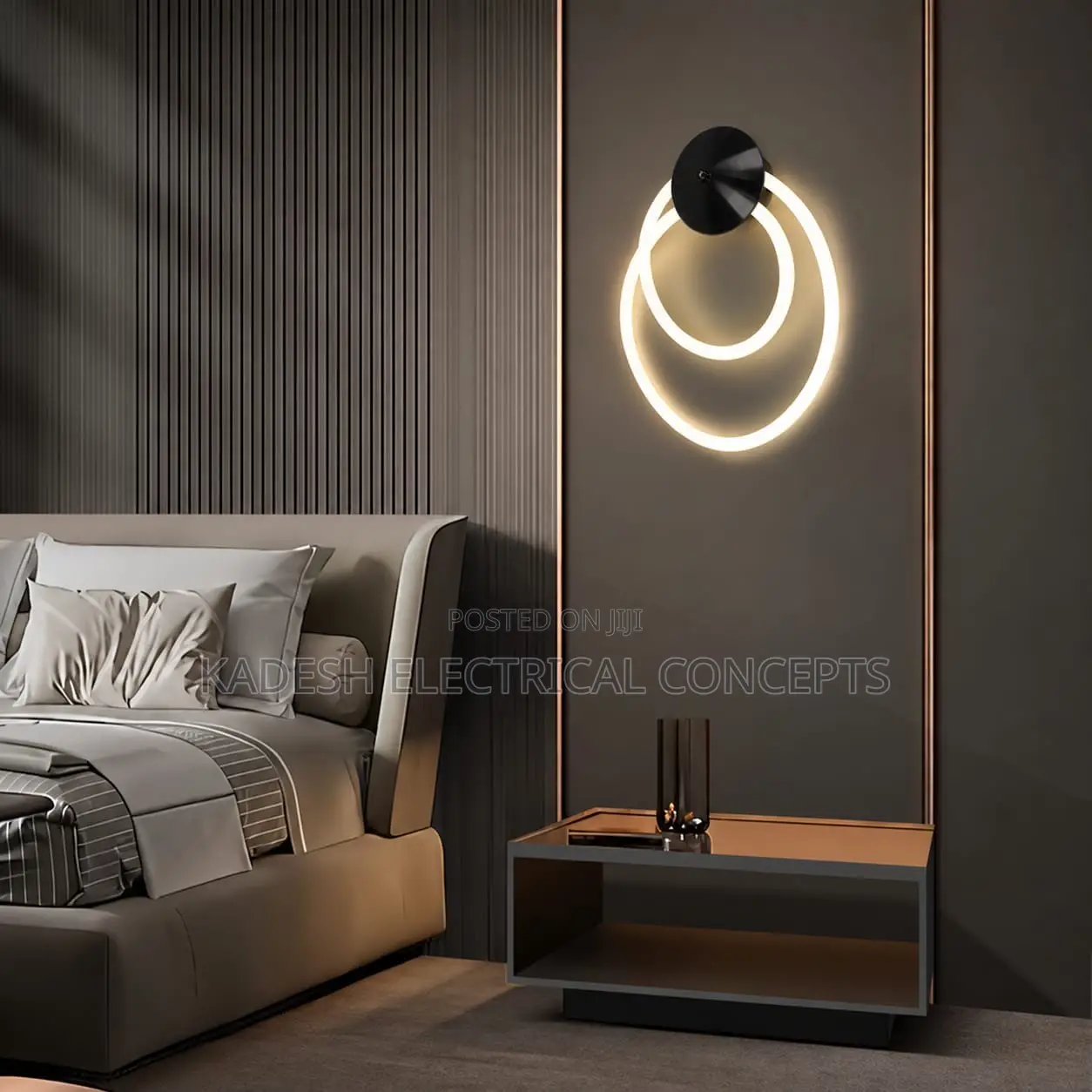 Nordic Silicone Wall Lamp Modern Minimalist Luxury Lines Creative Art