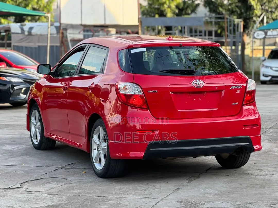 Toyota Matrix S Hatchback AWD (2.4L 4cyl 4A) 2010 Red
