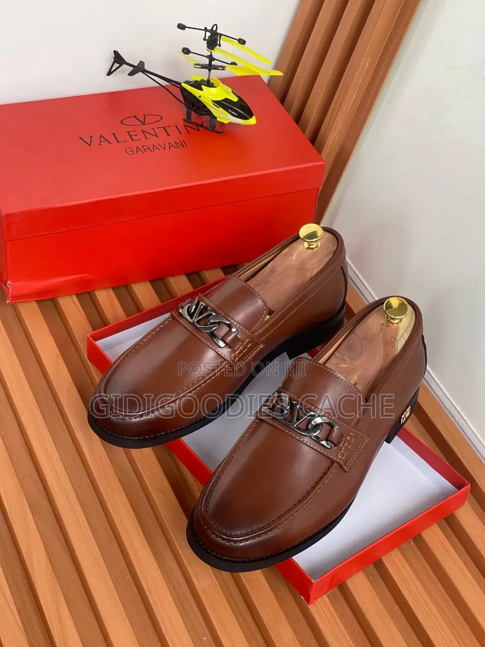 Men's v-Chain Penny Loafers Size 40-46