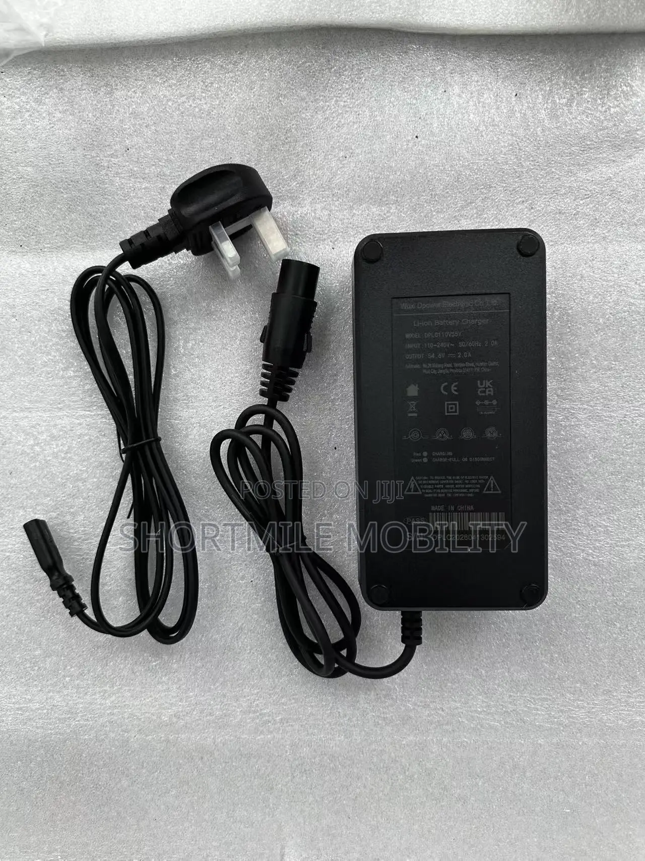 54.6V 2A UK Plug Li-Ion E-Bike Charger