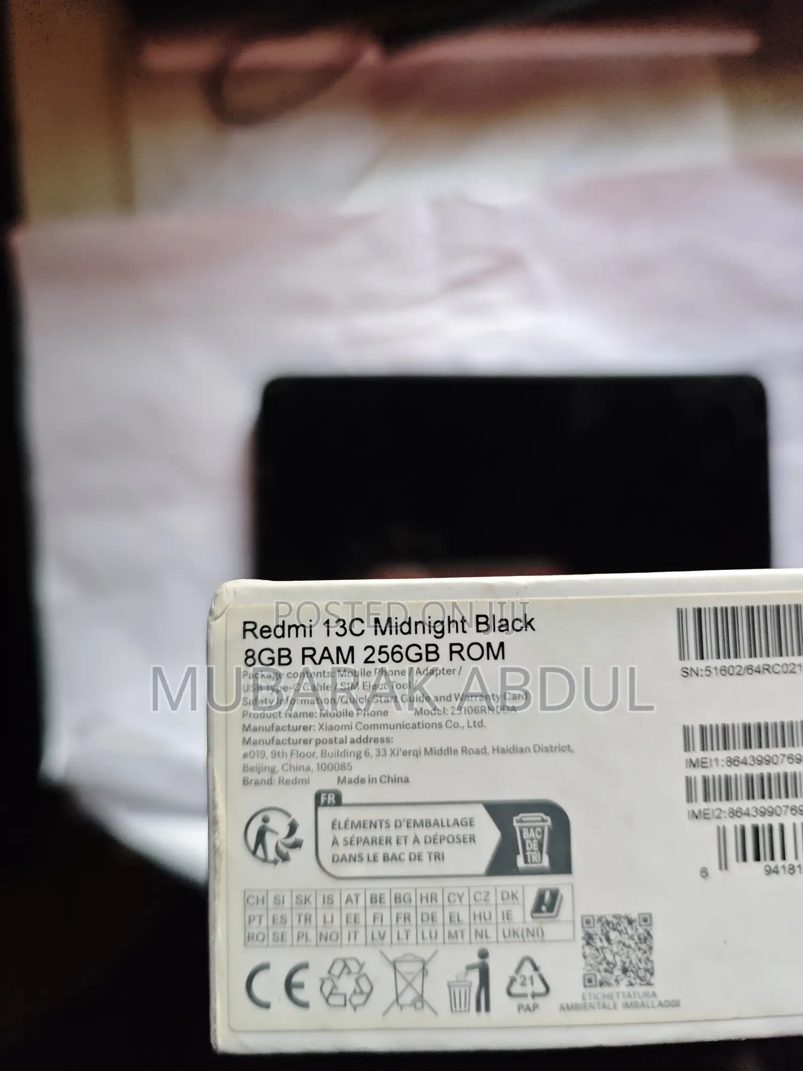 Xiaomi Redmi 13C 256 GB Black