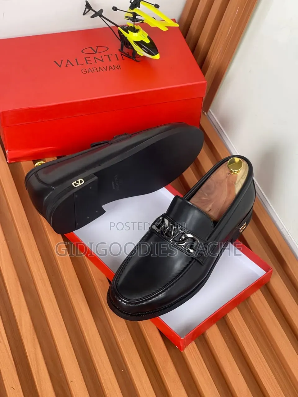 Men's v-Chain Penny Loafers Size 40-46
