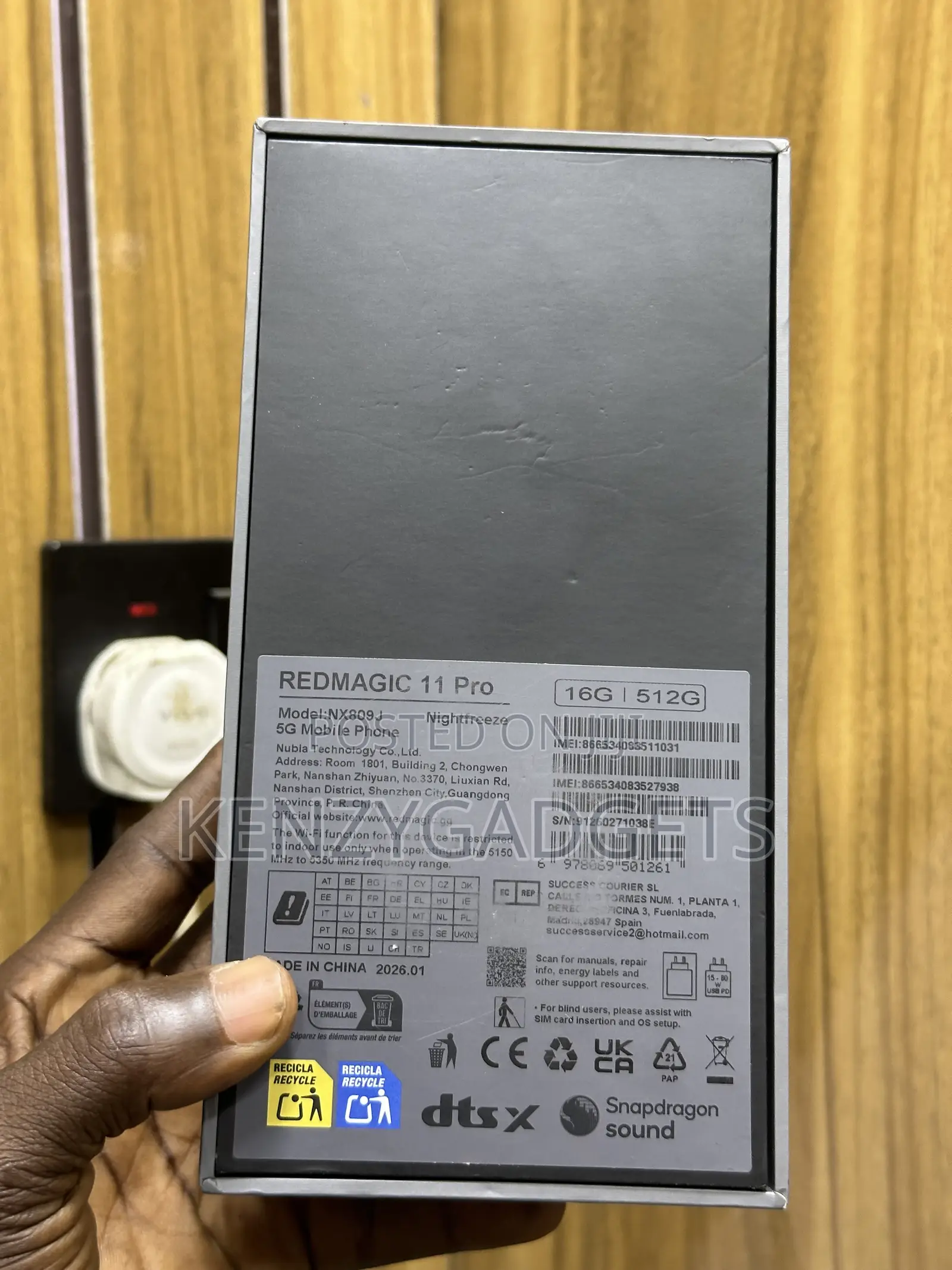 New ZTE Nubia RedMagic 11 Pro 512 GB